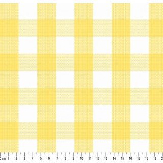 Tecido Fio Tinto Xadrez 30XM cor - 1042 (Amarelo)